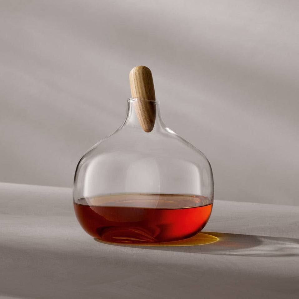 LSA International Float Decanter with Oak Wood Stopper 1300ml