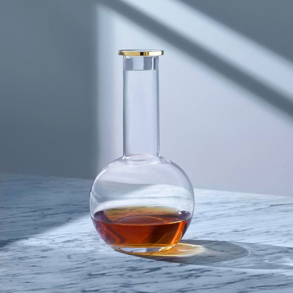 LSA International Luca Decanter with Gold Rim Stopper 1500ml