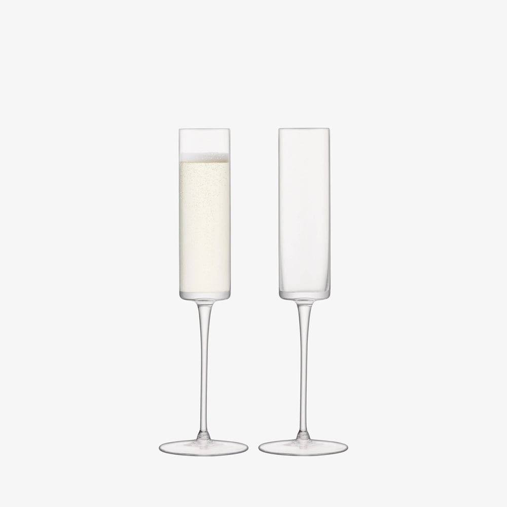 LSA International Otis Champagne Flutes 150ml, Set of 2