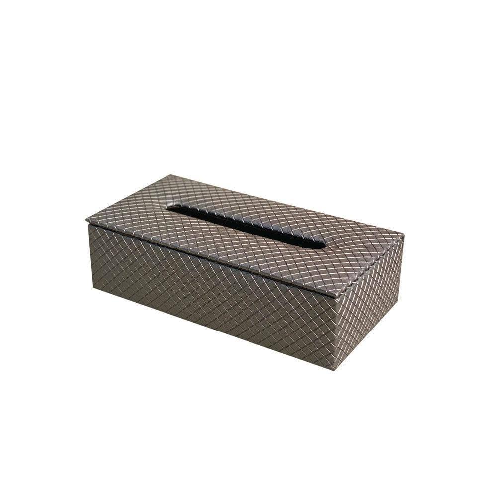 Mason Home Braided Tissue Box - Ash Grey