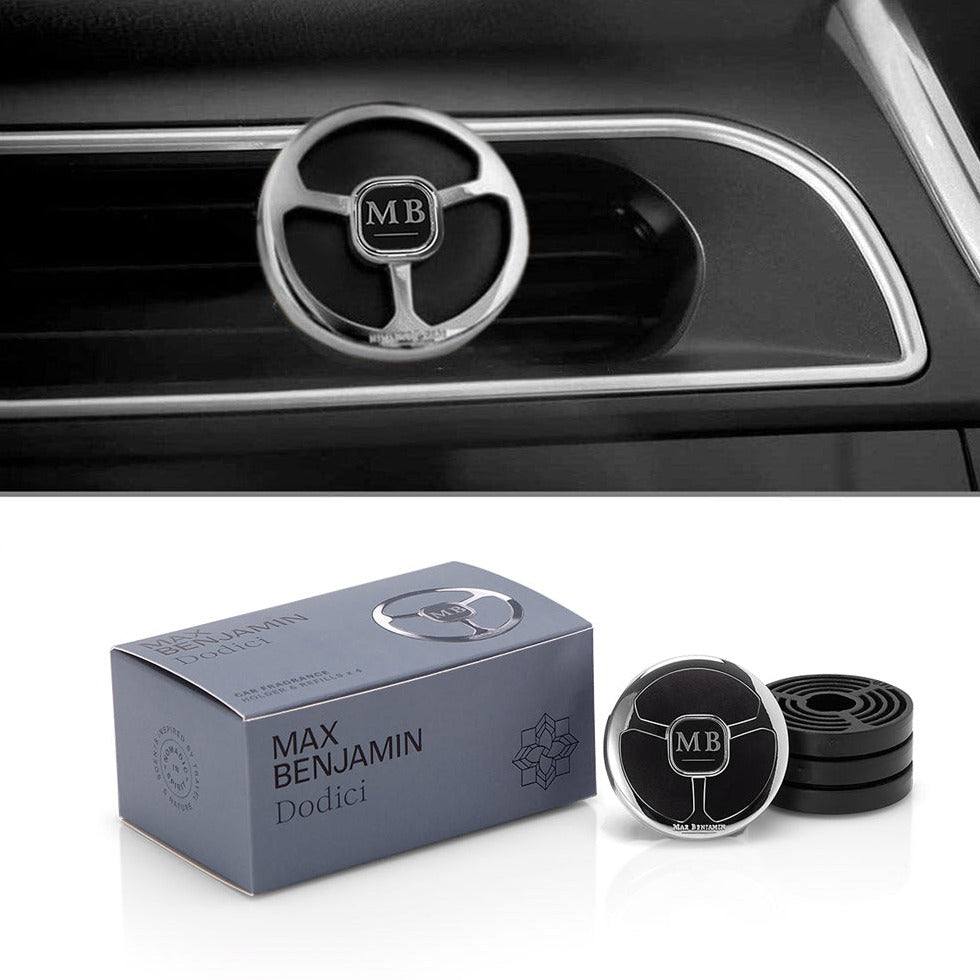 Max Benjamin Car Fragrance Set with 4 Refills - Dodici