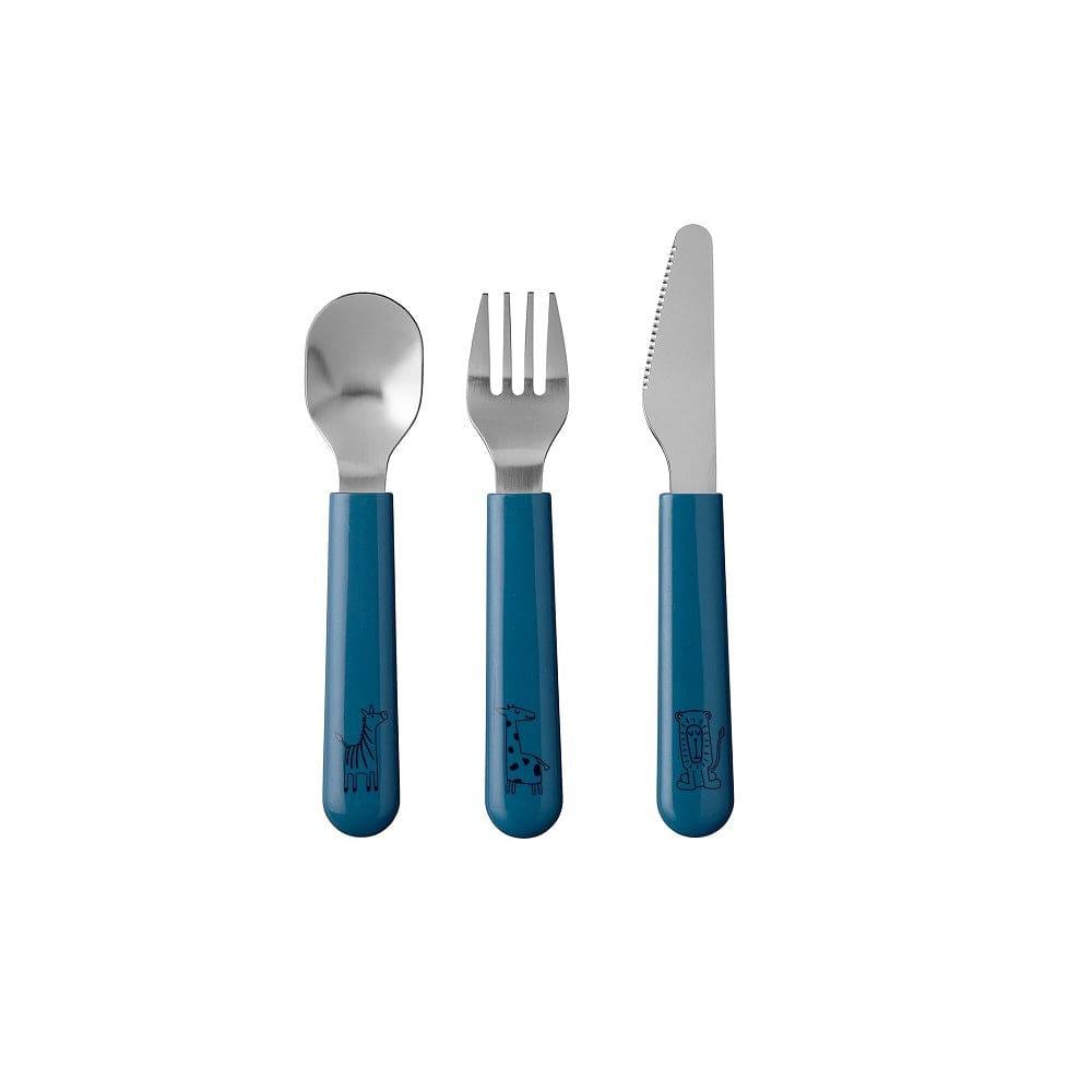 Mepal Netherlands Mio 3-Piece Kids Cutlery Set - Deep Blue