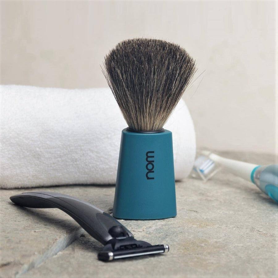 Muhle Germany Carl Badger Shaving Brush - Petrol Blue