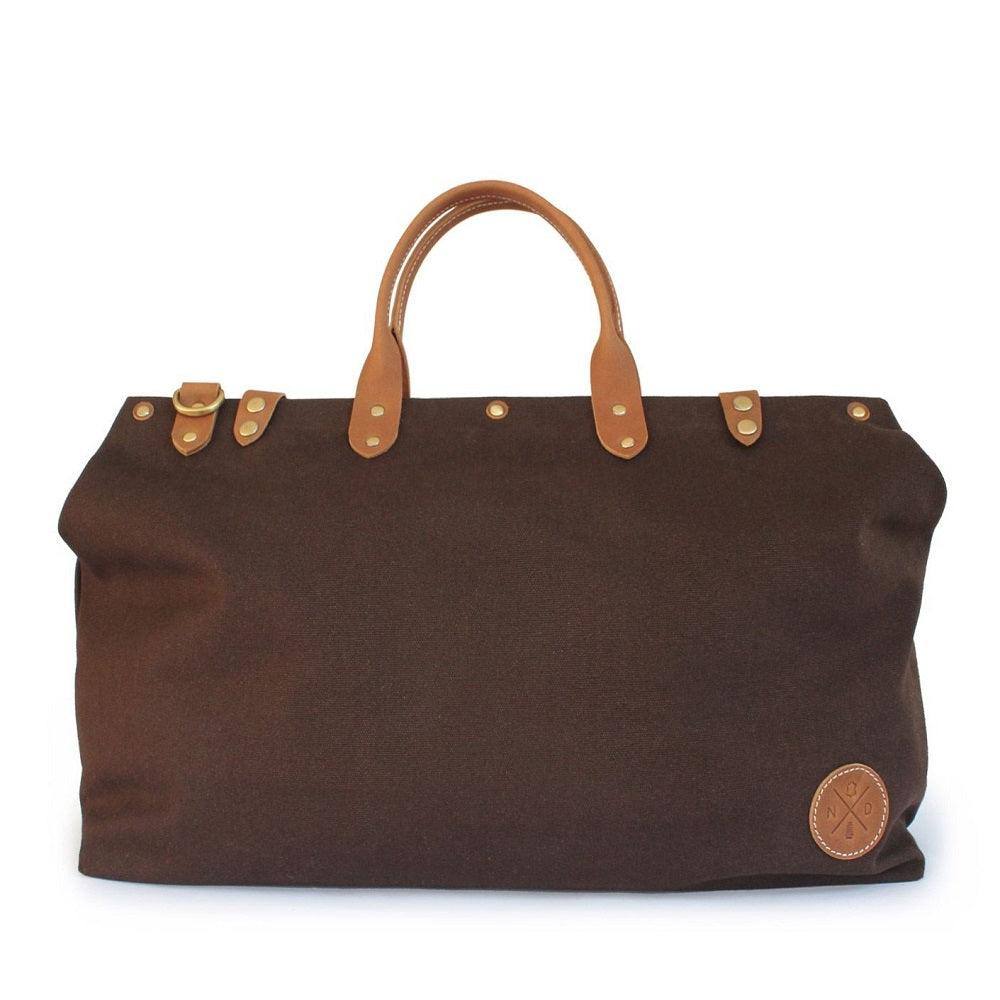 Nappa Dori The Daily Duffel - Brown Canvas