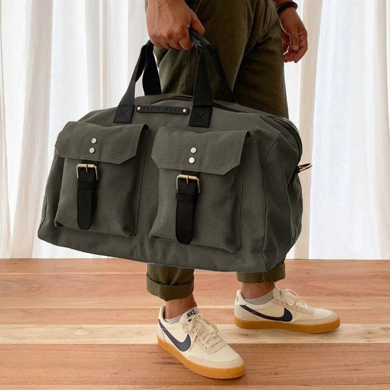 Nappa Dori The Hitchhiker Duffel Bag - Olive