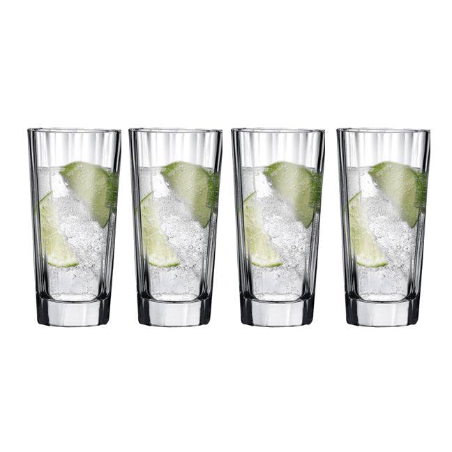 NUDE Turkey Hemingway High Ball Glasses 310ml, Set of 4