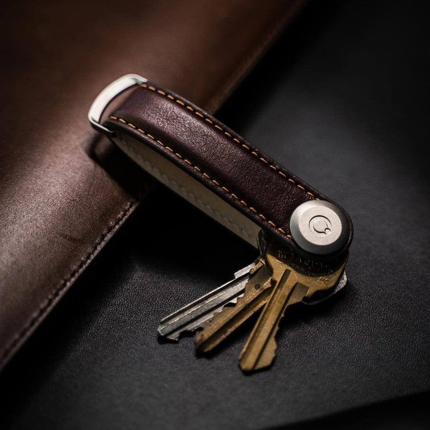 Orbitkey Leather Key Organiser - Espresso