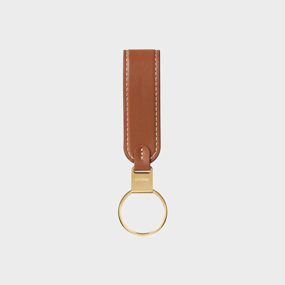 Orbitkey Loop Keychain - Caramel