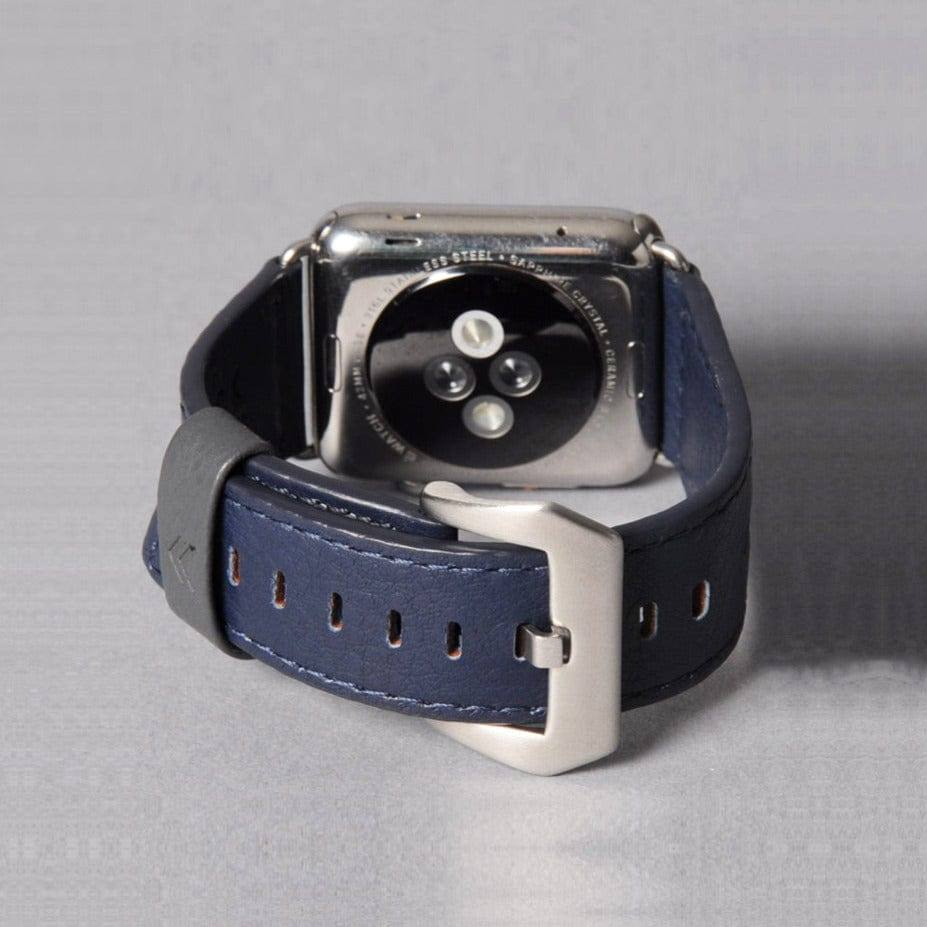 Outback Leather Strap for Apple Watch 44mm - Navy