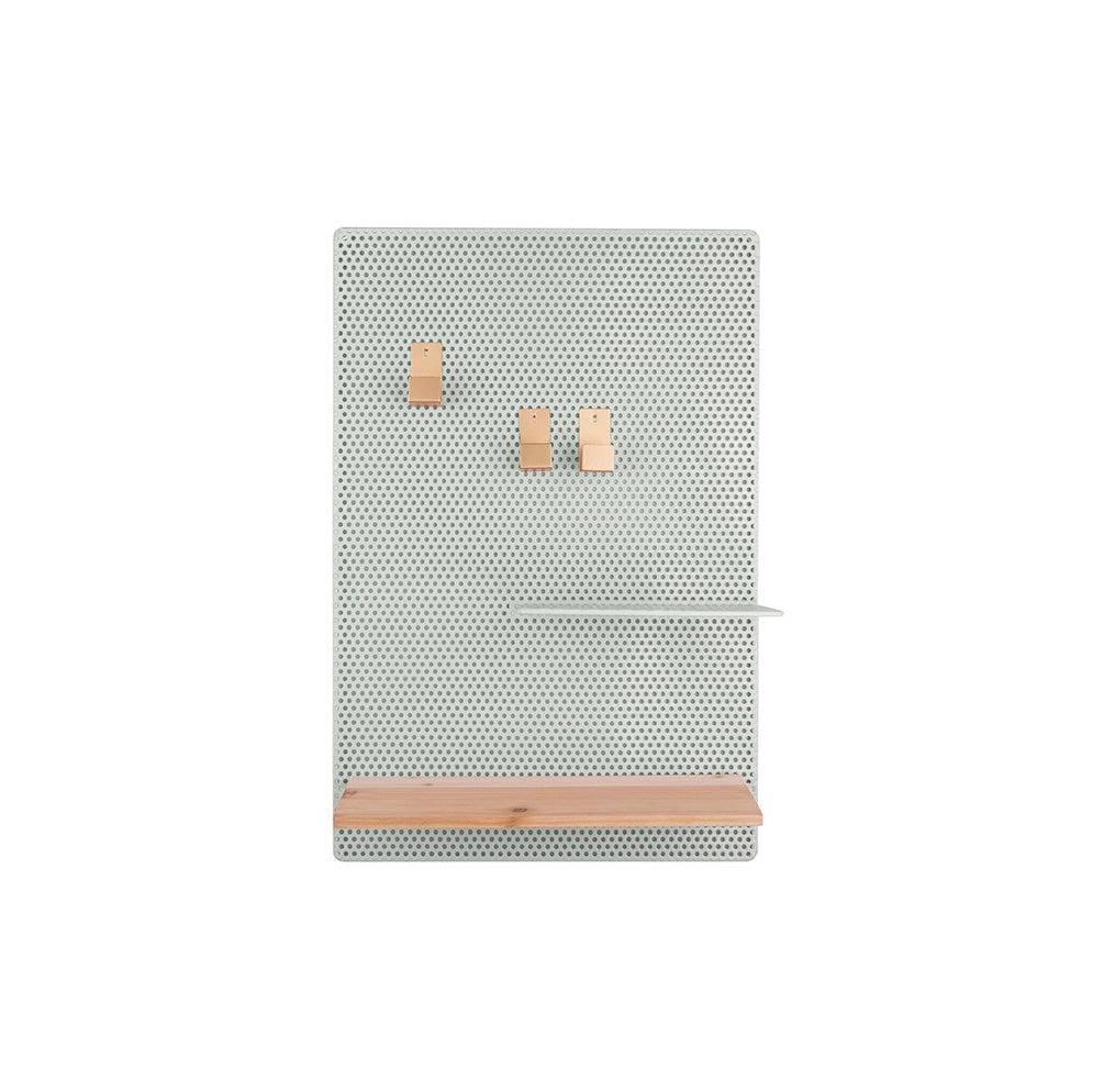 Present Time Perky Mesh Memo Board - Jade Grey