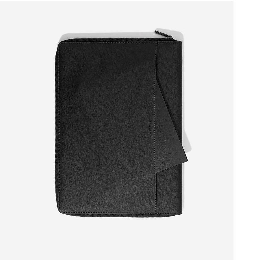 Stackers London A4 Document Folder - Pebble Black