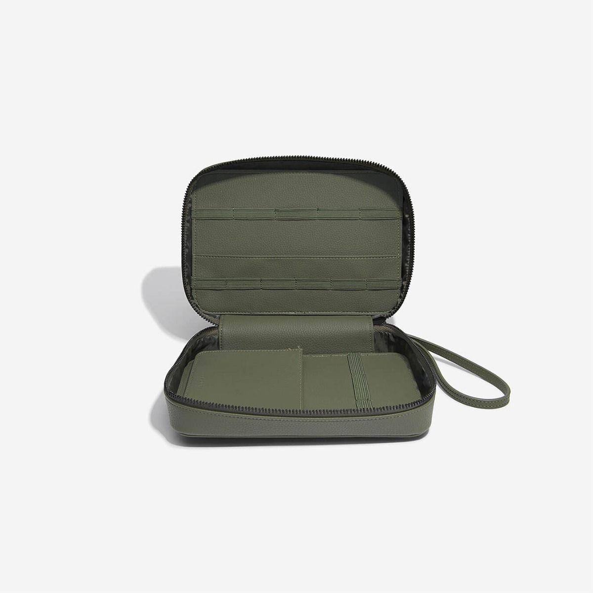 Stackers London Cable Tidy Bag - Olive Green