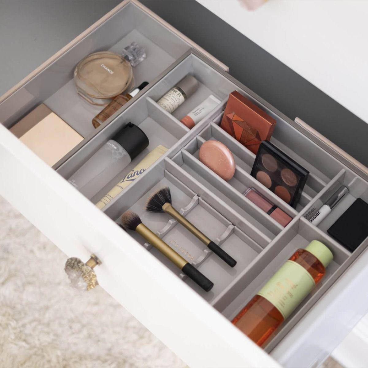 Stackers London Expandable In-Drawer Makeup Organiser - Blush Pink