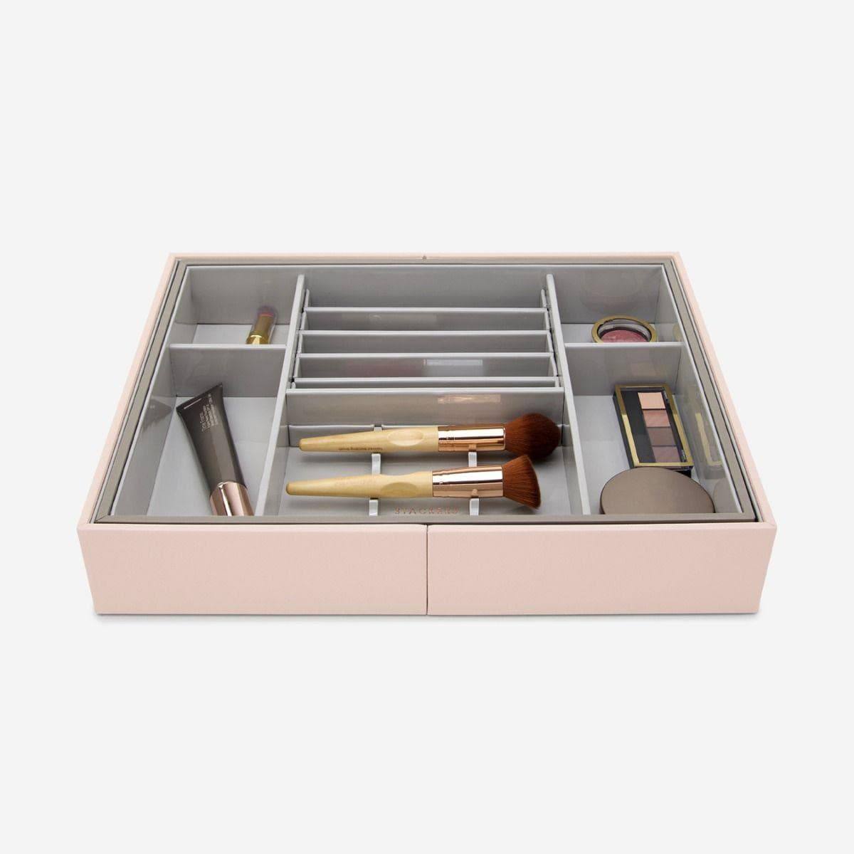 Stackers London Expandable In-Drawer Makeup Organiser - Blush Pink