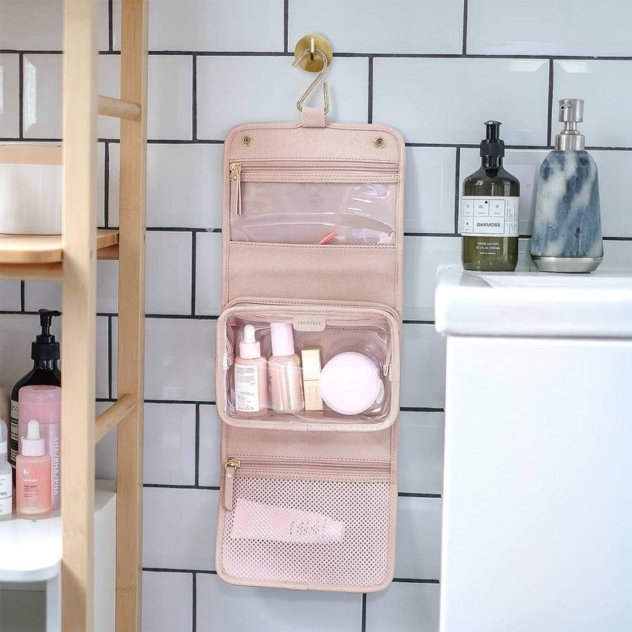 Stackers London Hanging Travel Washbag - Blush Pink