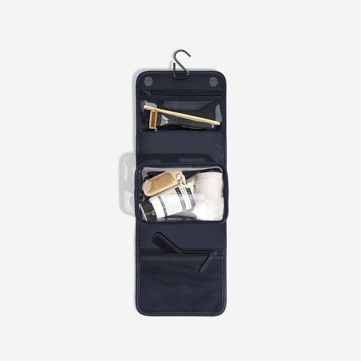 Stackers London Hanging Travel Washbag - Navy