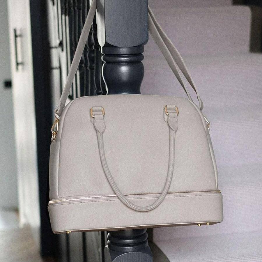 Stackers London Travel Handbag Large - Taupe