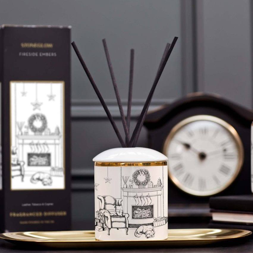 Stoneglow London Keepsake Ceramic Reed Diffuser - Fireside Embers