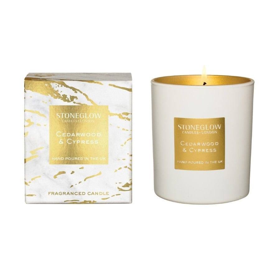 Stoneglow London Luna Candle - Cedarwood & Cypress