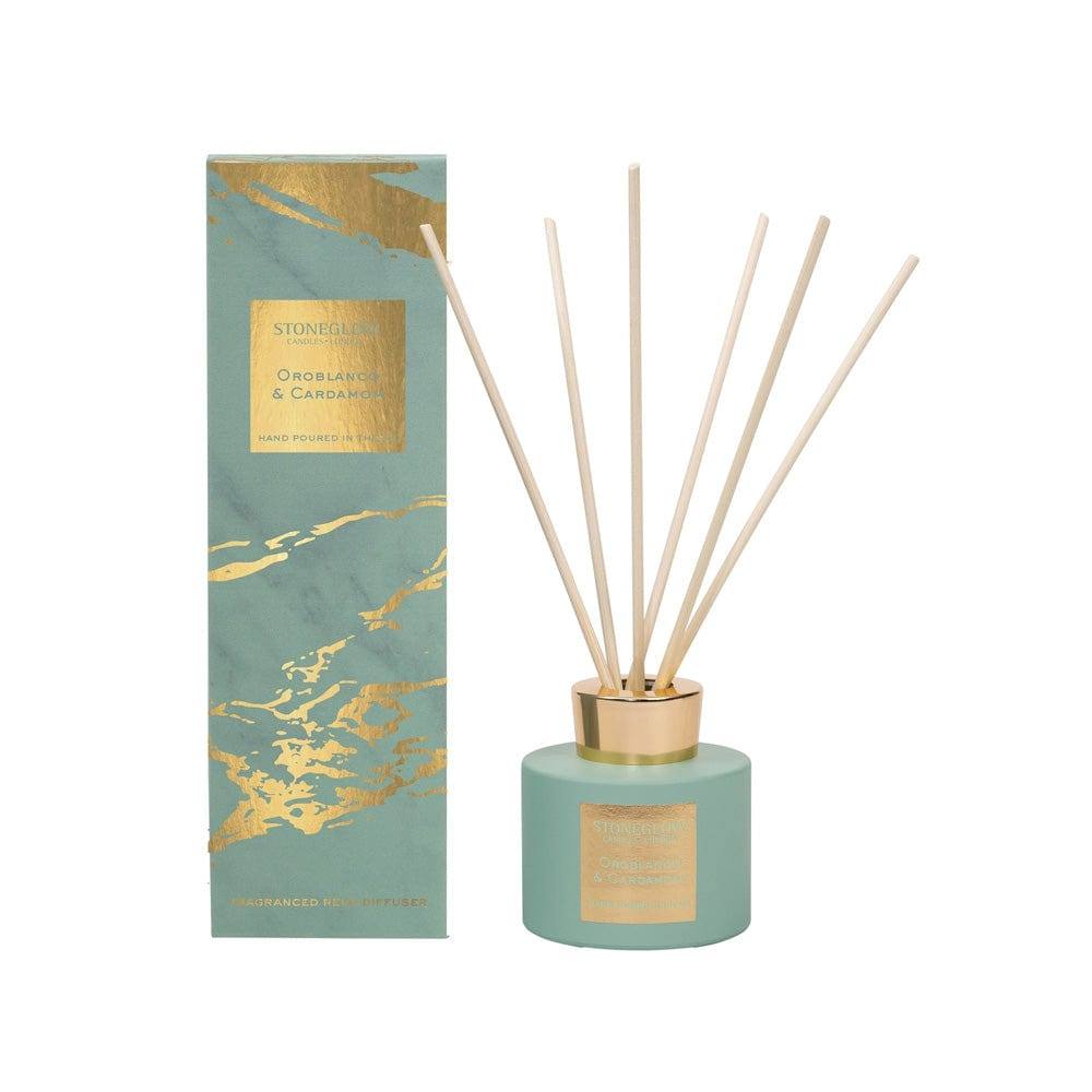 Stoneglow London Luna Reed Diffuser - Oroblanco and Cardamon