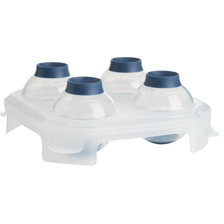 Trudeau Bar Sphere Ice Tray - White Blue