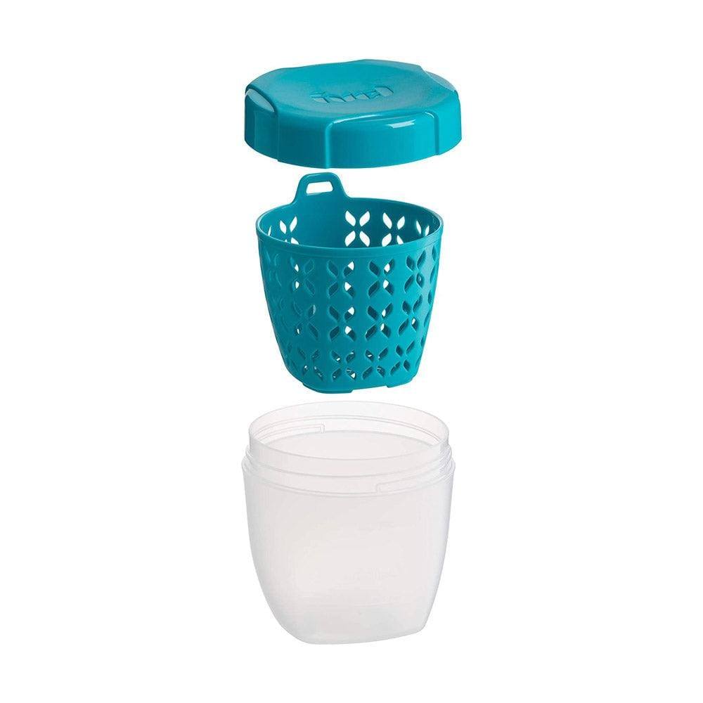 Trudeau Fuel On the Go Fruit Pot - Tropical Blue