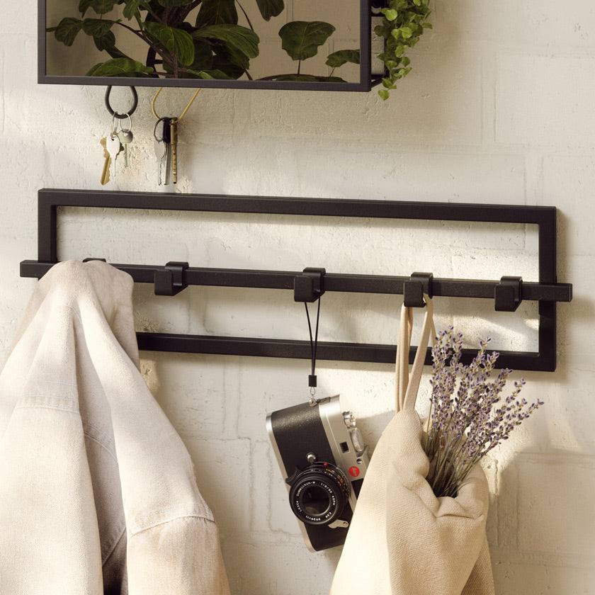 Umbra Cubiko 5 Wall Hooks - Black