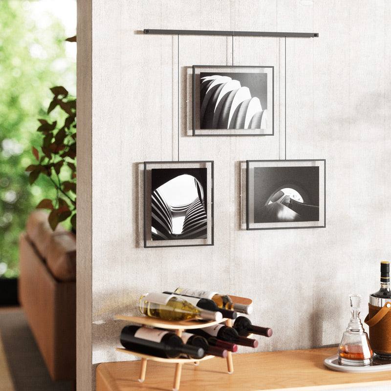 Umbra Exhibit Photo Display Extra Large, Set of 3 - Black