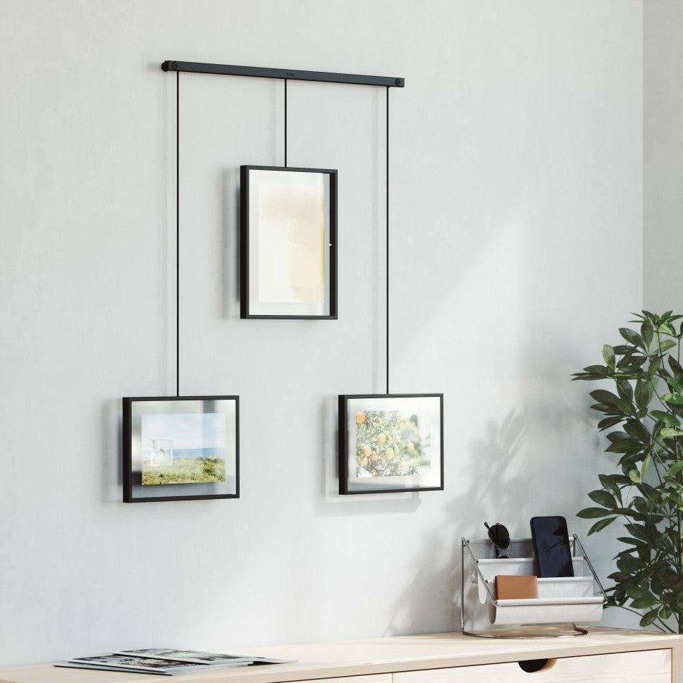 Umbra Exhibit Photo Display, Set of 3 - Black