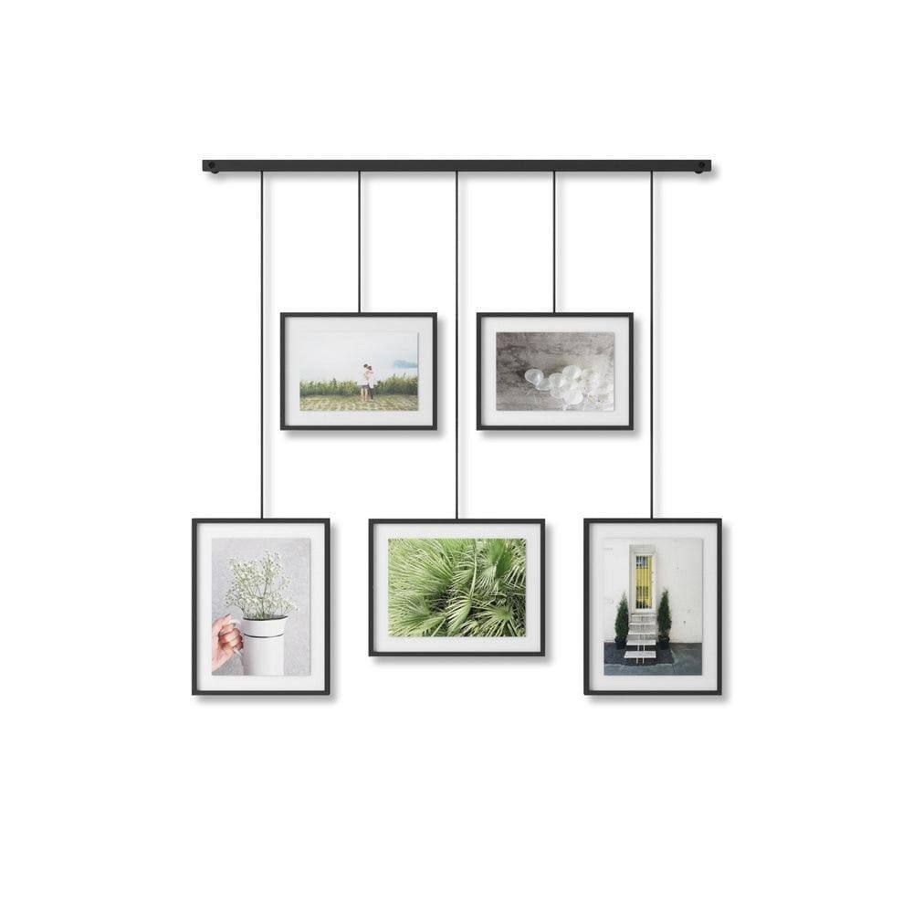 Umbra Exhibit Photo Display, Set of 5 - Black