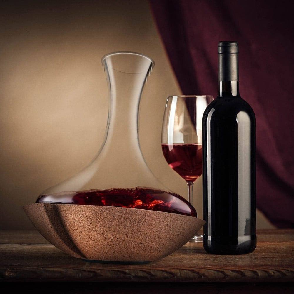 Vacu Vin Swirling Wine Carafe with Cork Base 1000ml