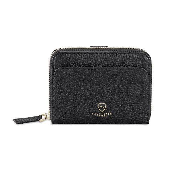 Vaultskin London Belgravia Zip Wallet - Black