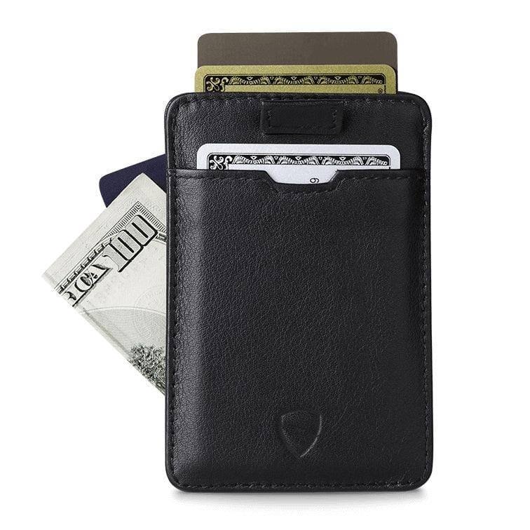 Vaultskin London Chelsea Sleeve Wallet - Black RFID