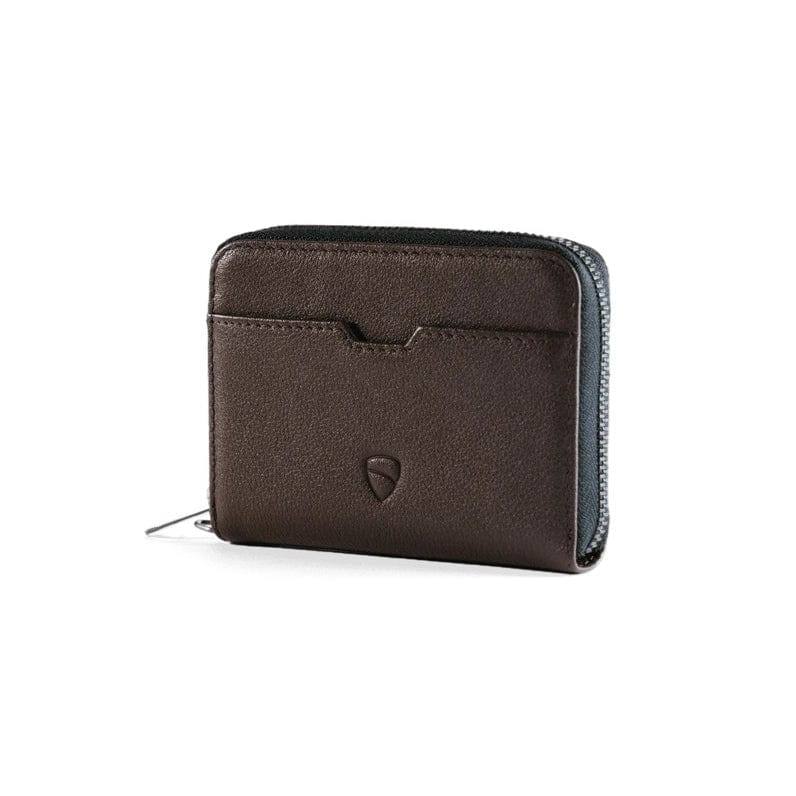 Vaultskin London Mayfair Zipper Wallet - Brown