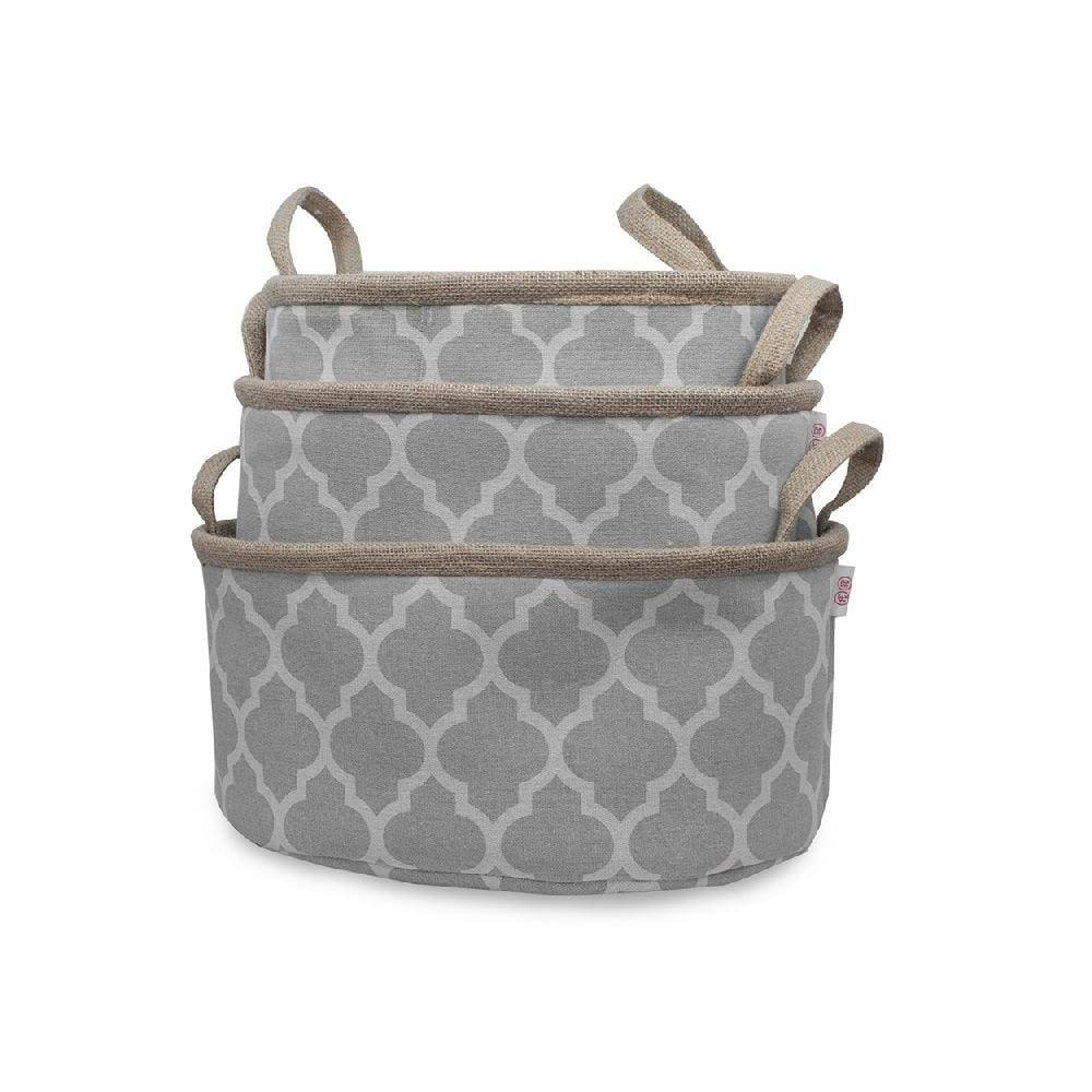 Waabi Saabi Woven Storage Baskets, Set of 3