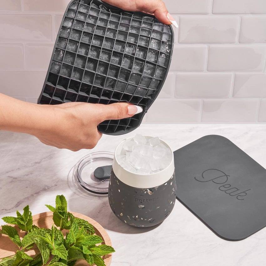 W&P Design Peak Pebble Ice Tray - Charcoal