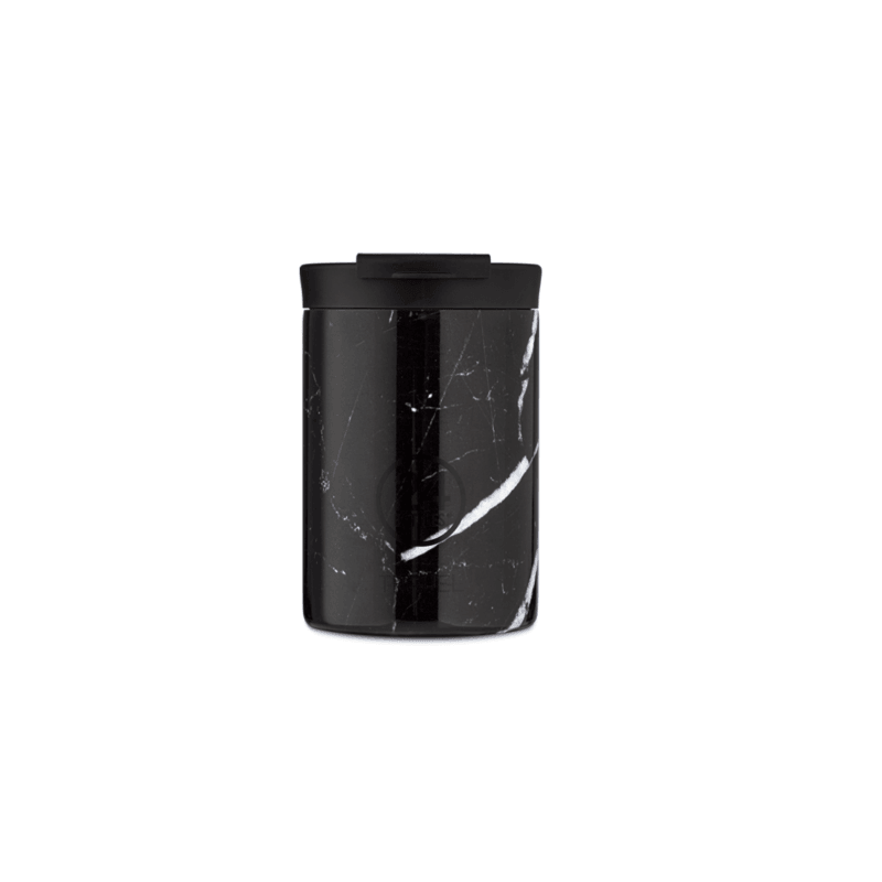 24 Bottles Insulated Travel Tumbler - Black Marble