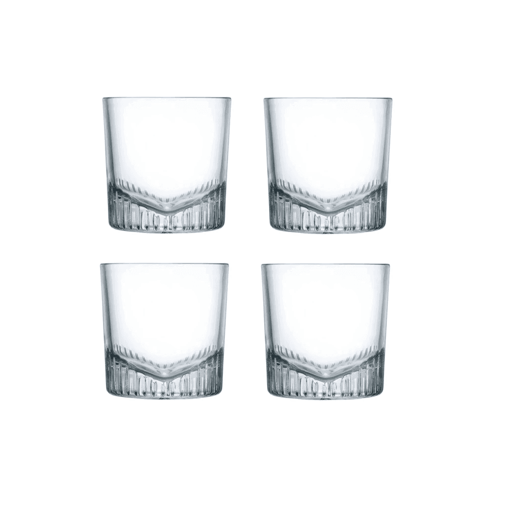 NUDE Turkey Caldera Whiskey Tumblers 325ml, Set of 4